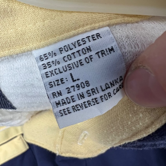 VINTAGE |•SAFE HARBOR•| Classic Vtg Shirt Loose Fit Ribbed Hem Size Large - Picture 5 of 8